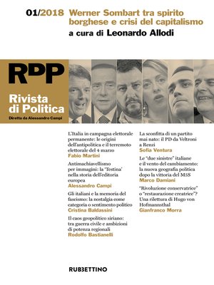 cover image of Rivista di Politica 1/2018